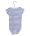 A Blue Short Sleeve Bodysuits from Petit Bateau in size 3-6M for boy. (Back View)
