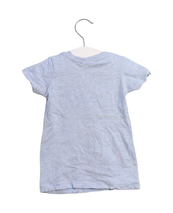 A Blue Short Sleeve T Shirts from Seed in size 3-6M for boy. (Back View)