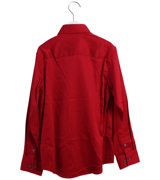 A Red Shirts from Calvin Klein in size 10Y for boy. (Back View)