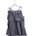 A Blue Sleeveless Dresses from Velveteen in size 3T for girl. (Back View)