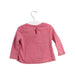 A Pink Long Sleeve Tops from Petit Bateau in size 6-12M for girl. (Back View)