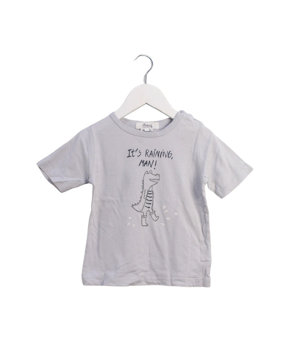 A Blue Short Sleeve T Shirts from Bonpoint in size 2T for boy. (Front View)