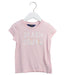 A Pink Short Sleeve T Shirts from Polo Ralph Lauren in size 3T for girl. (Front View)
