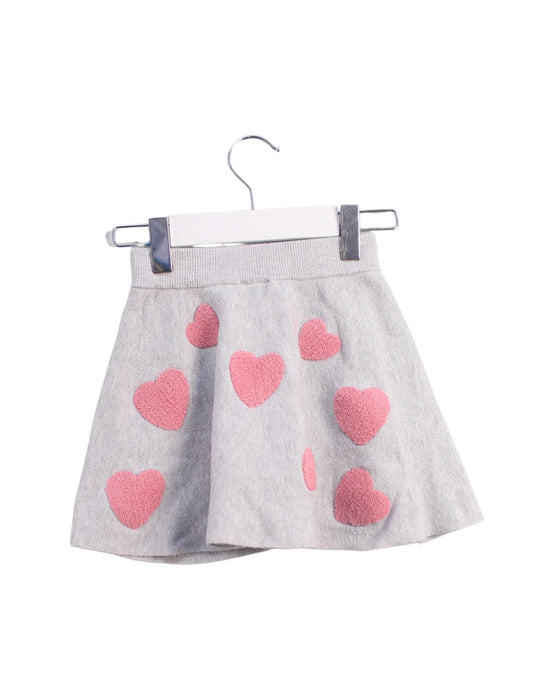A Grey Short Skirts from Seed in size 3T for girl. (Back View)
