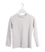 A White Rash Guards from Minnow in size 5T for girl. (Front View)
