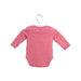 A Pink Long Sleeve Bodysuits from Tommy Hilfiger in size 0-3M for girl. (Back View)