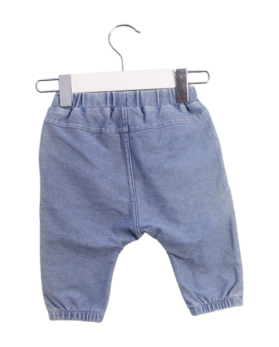 A Blue Casual Pants from Seed in size 3-6M for boy. (Back View)