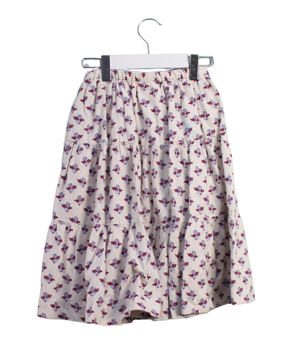 A Ivory Long Skirts from Bonpoint in size 6T for girl. (Back View)