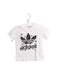 A White Short Sleeve T Shirts from Adidas in size 6-12M for girl. (Front View)