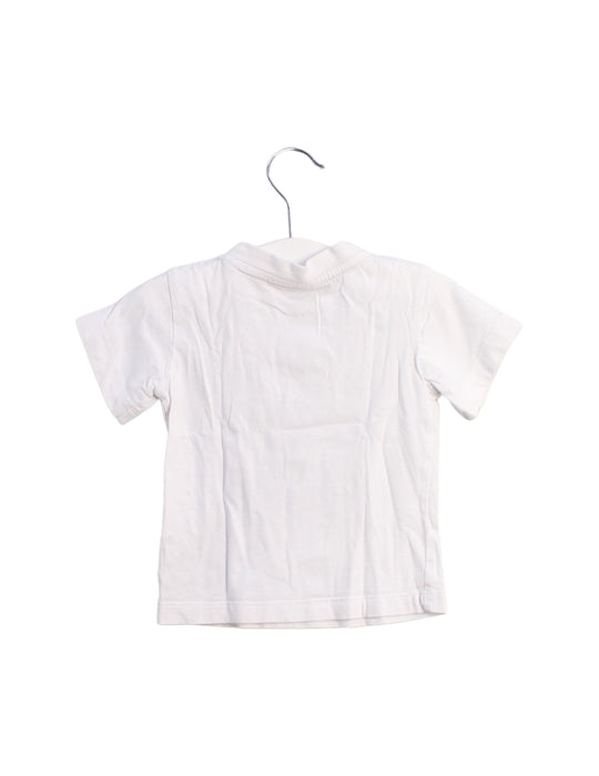 A White Short Sleeve T Shirts from Adidas in size 6-12M for girl. (Back View)