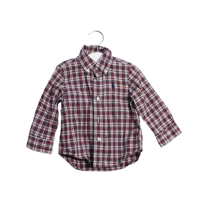 A Red Shirts from Ralph Lauren in size 6-12M for boy. (Front View)