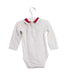 A White Long Sleeve Bodysuits from Jacadi in size 6-12M for boy. (Back View)