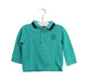 A Green Long Sleeve Polos from Jacadi in size 6-12M for boy. (Front View)