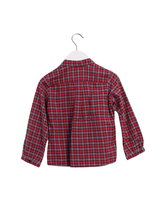 A Red Shirts from Bonpoint in size 3T for boy. (Back View)