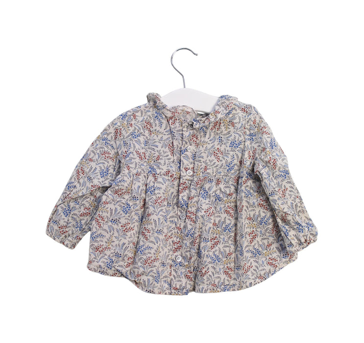 A Multicolour Long Sleeve Tops from Bonton in size 12-18M for girl. (Back View)