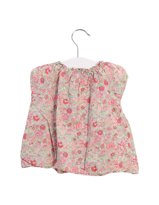 A Pink Sleeveless Tops from Bonpoint in size 12-18M for girl. (Back View)