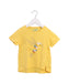 A Yellow Short Sleeve T Shirts from La Compagnie des Petits in size 5T for girl. (Front View)