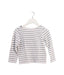 A White Long Sleeve Tops from Petit Bateau in size 6T for girl. (Front View)