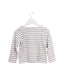 A White Long Sleeve Tops from Petit Bateau in size 6T for girl. (Back View)