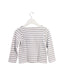 A White Long Sleeve Tops from Petit Bateau in size 6T for girl. (Back View)