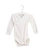 A White Long Sleeve Bodysuits from Petit Bateau in size 6-12M for neutral. (Front View)