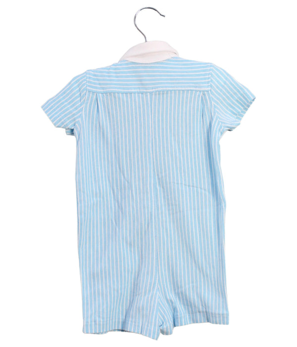 A Blue Short Sleeve Rompers from Ralph Lauren in size 3-6M for boy. (Back View)