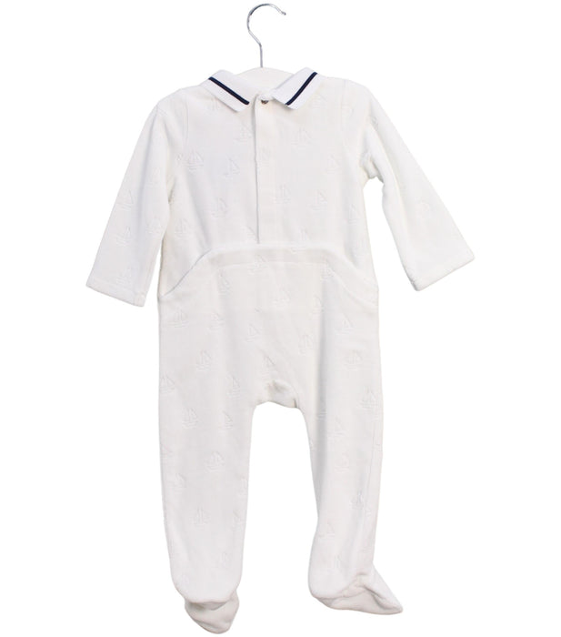 A White Onesies from Jacadi in size 6-12M for boy. (Back View)