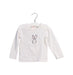 A White Long Sleeve Tops from Seed in size 12-18M for girl. (Front View)