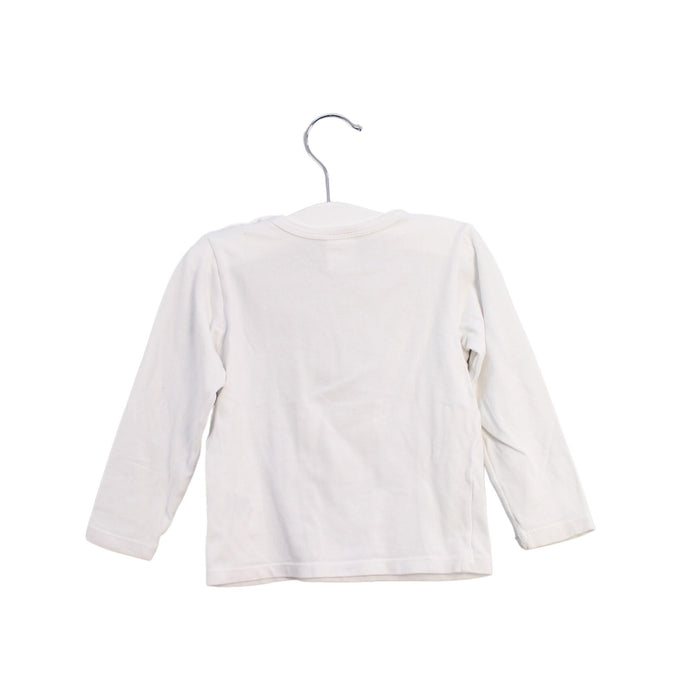 A White Long Sleeve Tops from Seed in size 12-18M for girl. (Back View)