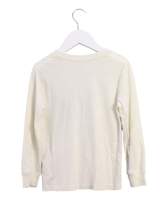 A White Long Sleeve Tops from Polo Ralph Lauren in size 4T for boy. (Back View)