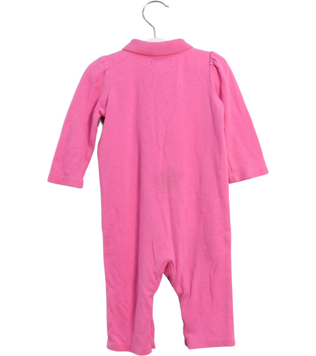 A Pink Long Sleeve Jumpsuits from Ralph Lauren in size 3-6M for girl. (Back View)