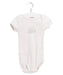 A White Short Sleeve Bodysuits from Petit Bateau in size 12-18M for boy. (Front View)