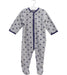 A Grey Onesies from Petit Bateau in size 12-18M for boy. (Front View)