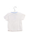 A White Short Sleeve T Shirts from Petit Bateau in size 12-18M for boy. (Back View)