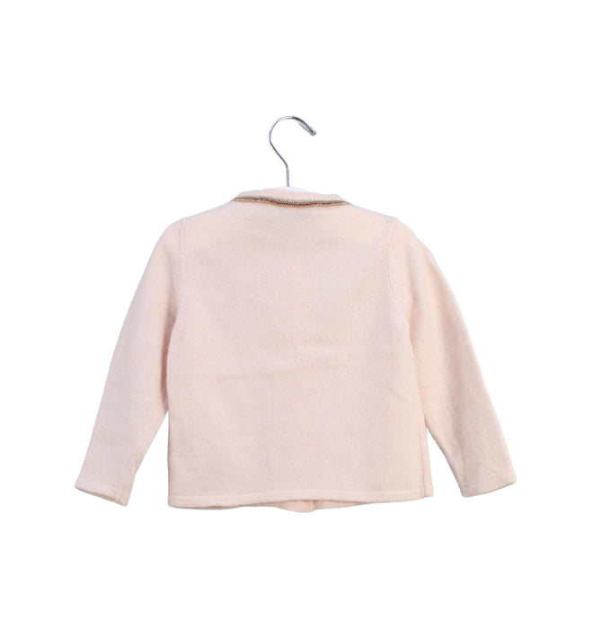 A Pink Cardigans from Dior in size 12-18M for girl. (Back View)