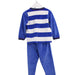 A Blue Pyjama Sets from Petit Bateau in size 3T for boy. (Back View)