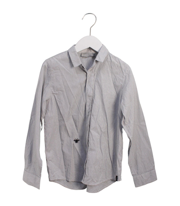 A Blue Shirts from Dior in size 8Y for boy. (Front View)
