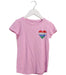 A Pink Short Sleeve T Shirts from Crewcuts in size 4T for girl. (Front View)