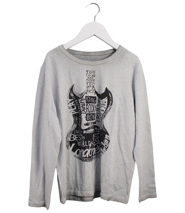 A Grey Long Sleeve Tops from Pepe Jeans in size 8Y for boy. (Front View)