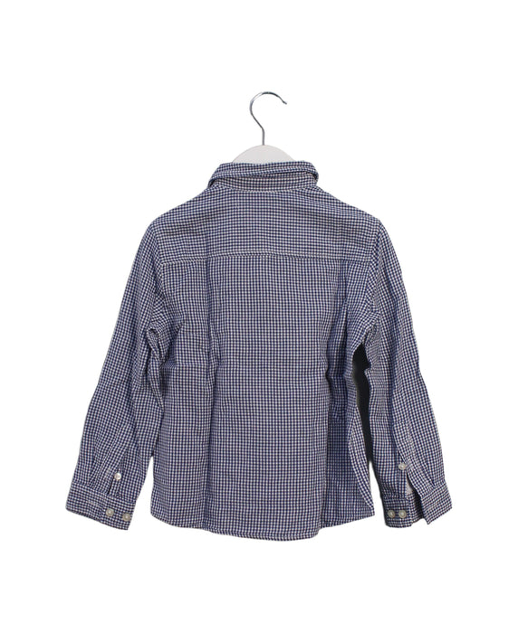 A Navy Shirts from Cyrillus in size 4T for boy. (Back View)