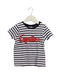 A Navy Short Sleeve T Shirts from Seed in size 2T for neutral. (Front View)