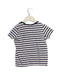 A Navy Short Sleeve T Shirts from Seed in size 2T for neutral. (Back View)