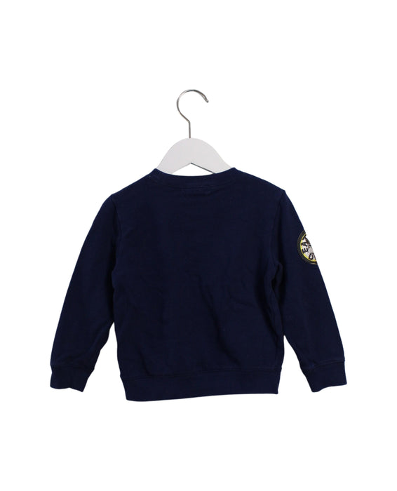 A Navy Crewneck Sweatshirts from Stella McCartney in size 4T for boy. (Back View)