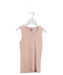 A Pink Sleeveless Tops from Bonton in size 6T for girl. (Front View)