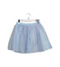 A Blue Tulle Skirts from Dior in size 8Y for girl. (Front View)