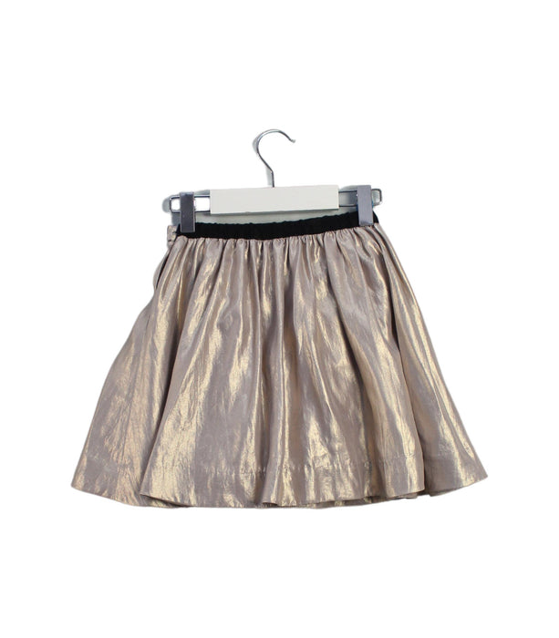 A Beige Short Skirts from Bonpoint in size 6T for girl. (Back View)