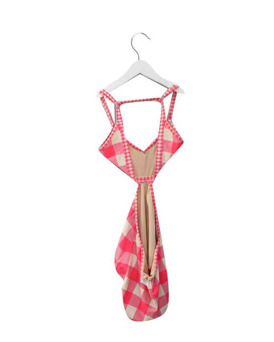 A Pink Swimsuits from Crewcuts in size 12Y for girl. (Back View)