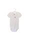 A White Short Sleeve Bodysuits from Petit Bateau in size 18-24M for girl. (Front View)