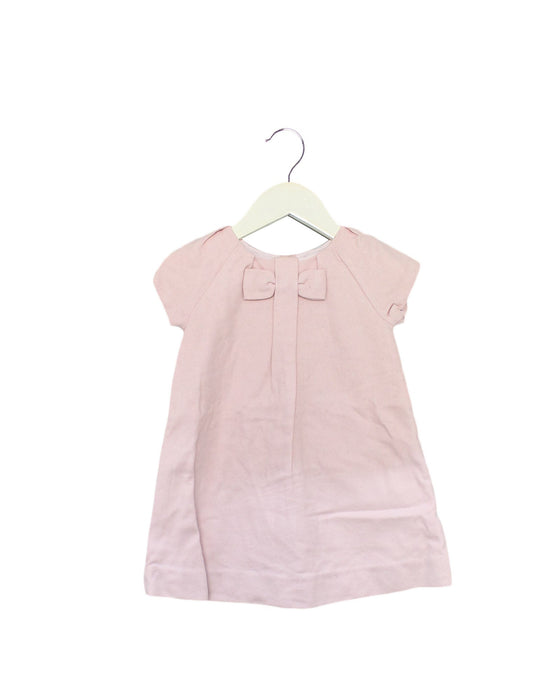 A Pink Short Sleeve Dresses from Jacadi in size 18-24M for girl. (Front View)