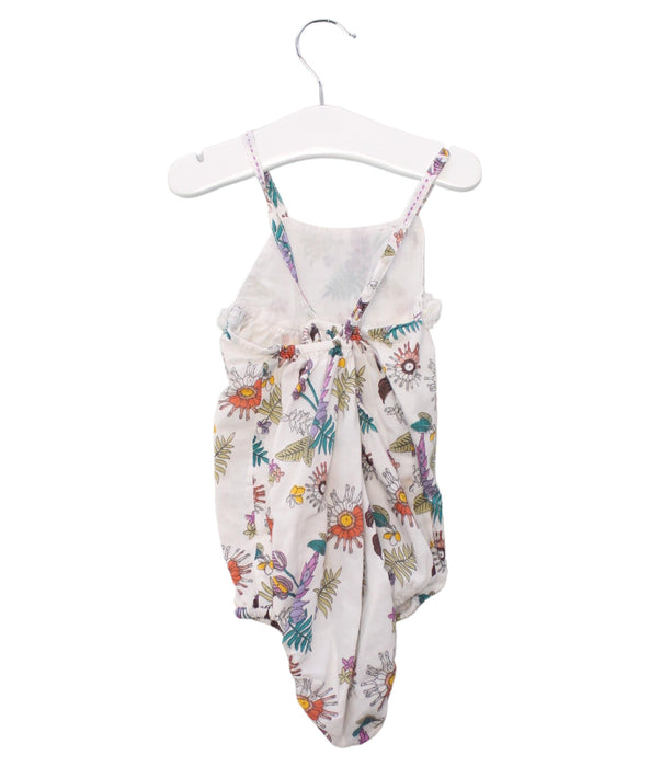 A Multicolour Sleeveless Bodysuits from Velveteen in size 12-18M for girl. (Back View)